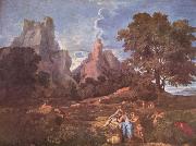 Nicolas Poussin Landschaft mit Polyphem USA oil painting artist